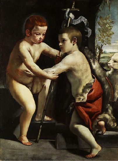 CAGNACCI, Guido Baptist as children